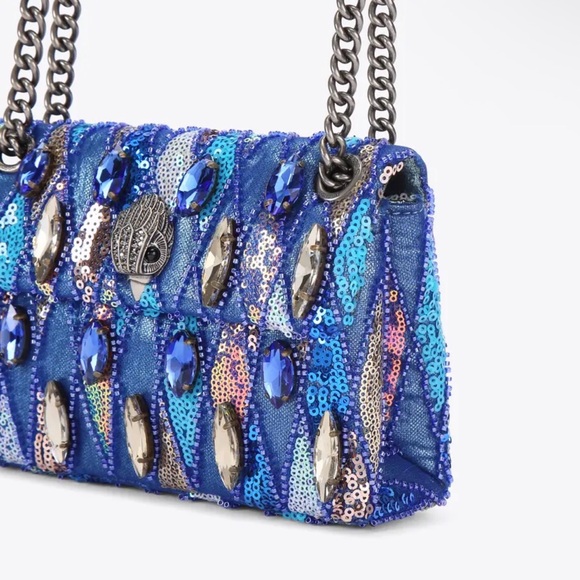 Kurt Geiger London Mini Sequin Kensington Bag - Picture 6 of 7